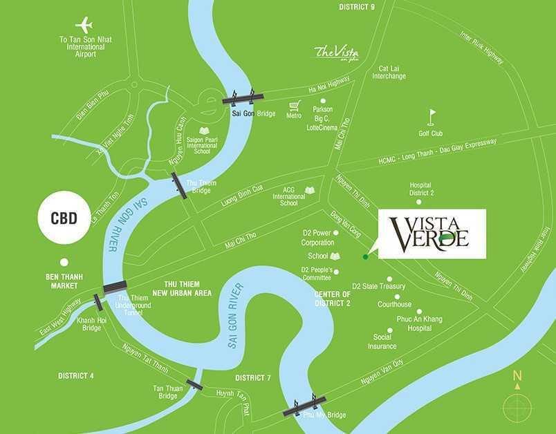 Mapa de ho chi minh hospital