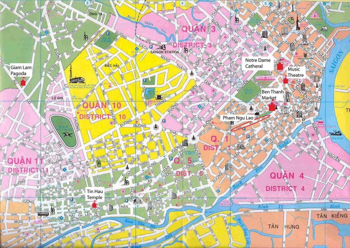 saigon provincia mapa