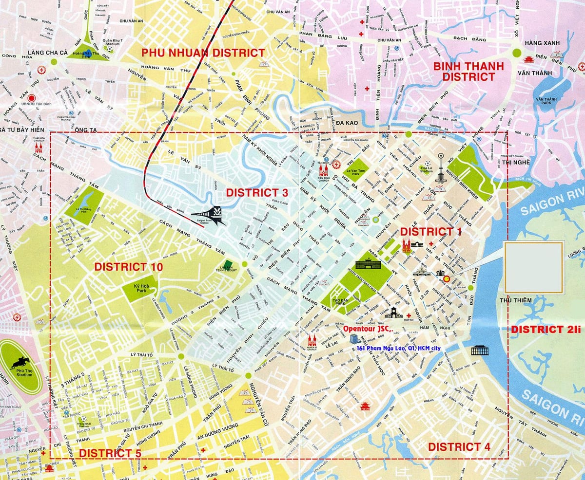 sai gon mapa