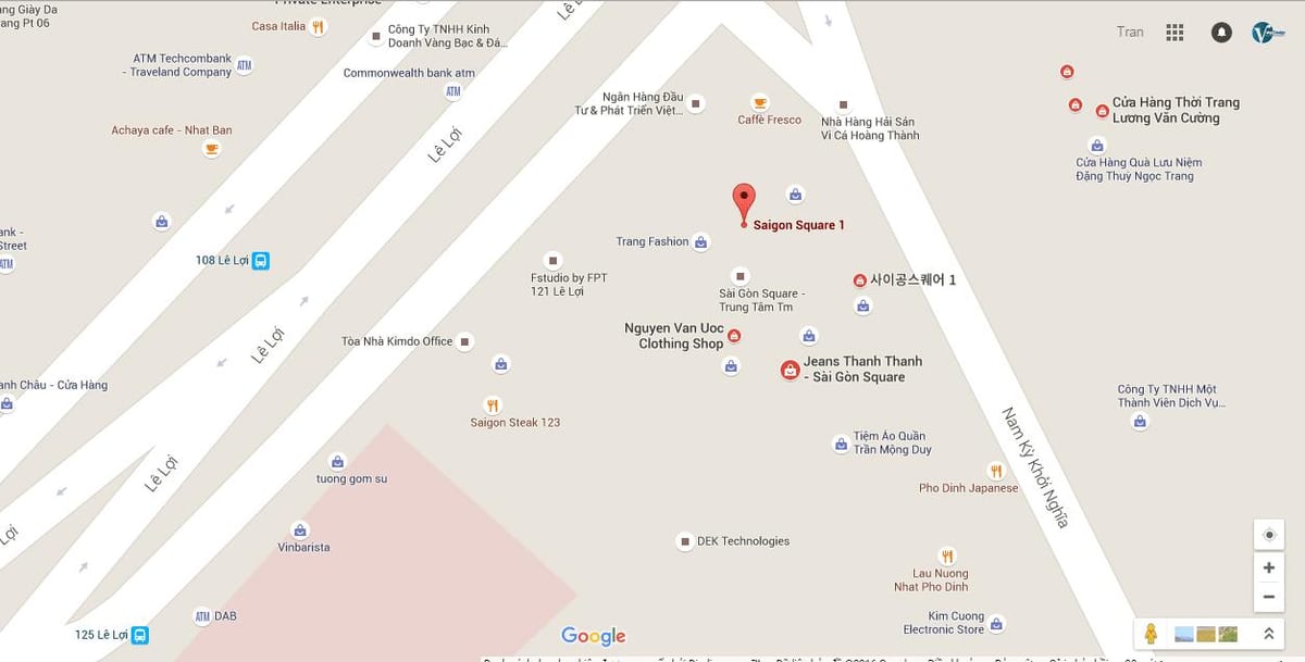Mapa de saigon metros