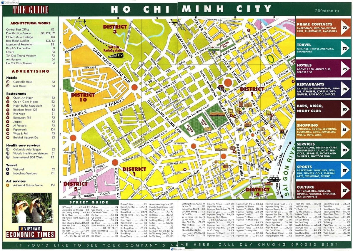 mapa de ho chi minh vietnam